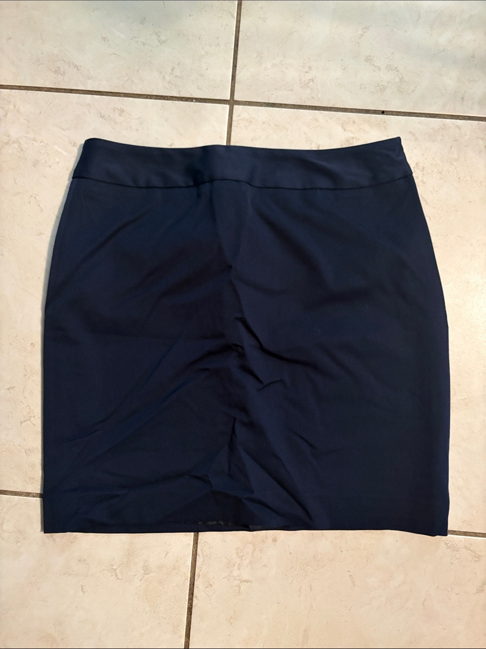 Anne Klein Navy Pencil Skirt